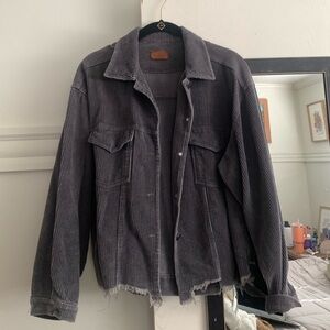 Isabelle's Cabinet Grey Corduroy Jacket